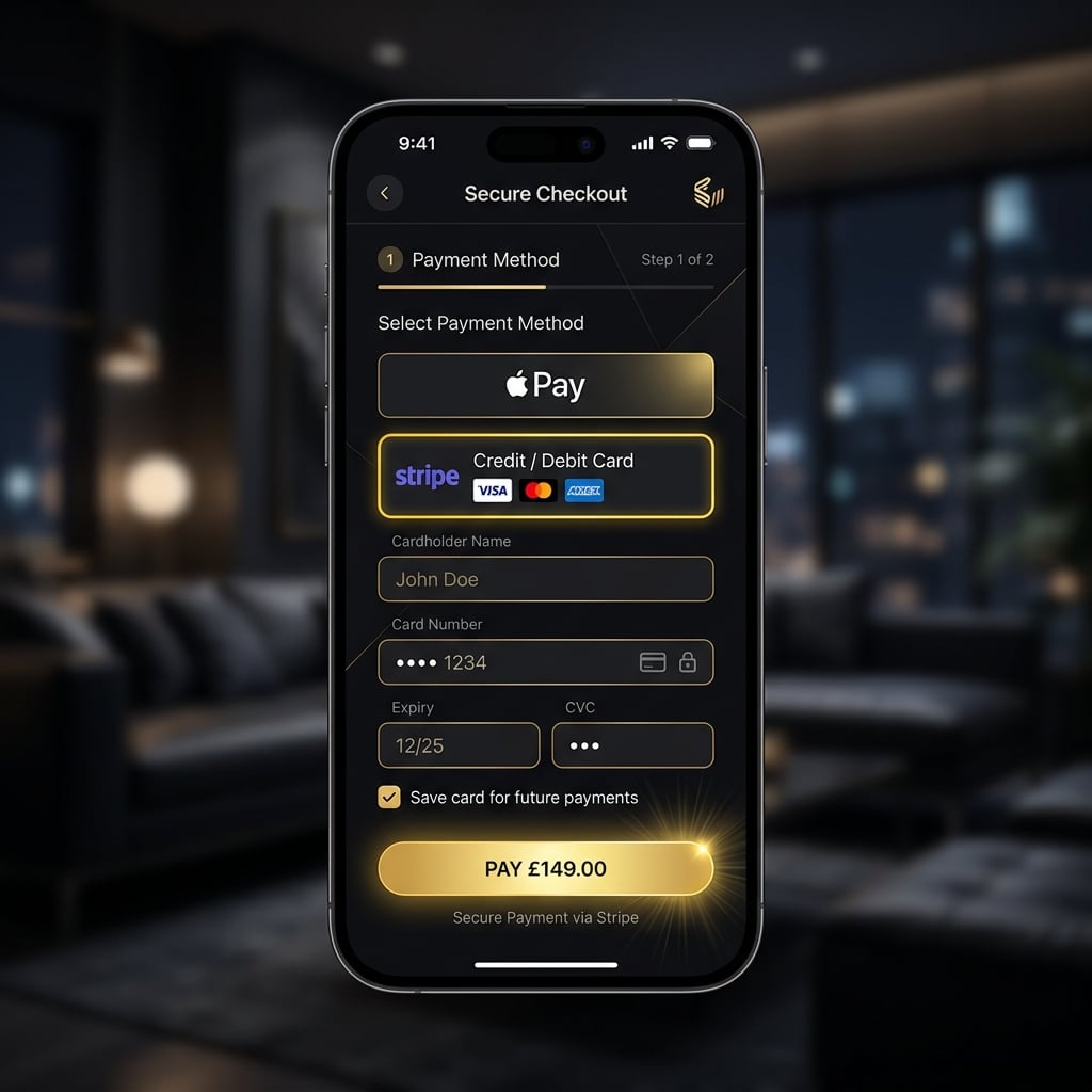 Optimised Checkout Flow mockup visual representation
